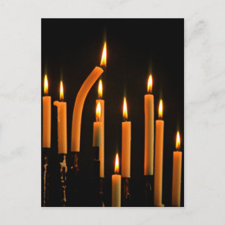 Weihnacht, Advent, brennende sinaasappel Kerzen fe Briefkaart