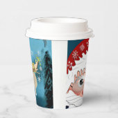 Weihnacht Papp Design Papieren Bekers (Rechts)