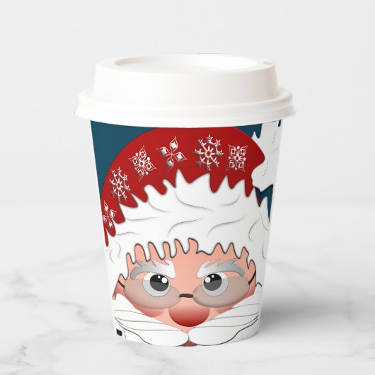 Weihnacht Papp Design Papieren Bekers (Voorkant)