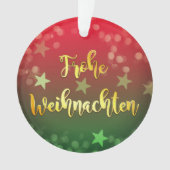 Weihnachten Baumanhänger Frohe Weihnachten Ornament (voorkant)