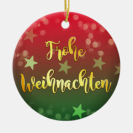Weihnachten Baumanhänger Keramik Frohe Weihnachten Keramisch Ornament
