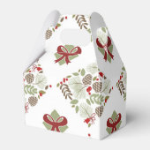 Weihnachten, elegant, Winter. Geschenkschachtel Bedankdoosjes (Voorkant Zijde)