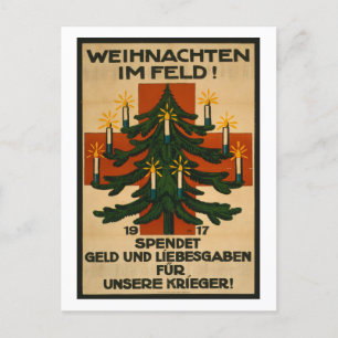 Weihnachten Im Feld Briefkaart