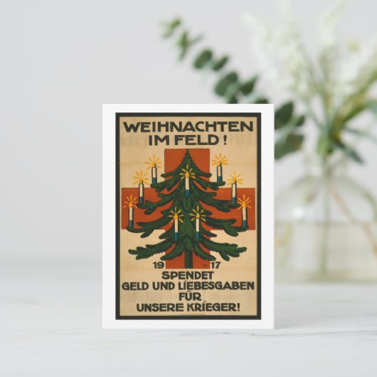 Weihnachten Im Feld Briefkaart (Staand voorkant)