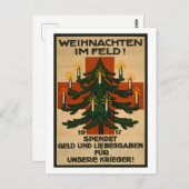 Weihnachten Im Feld Briefkaart (Voorkant / Achterkant)