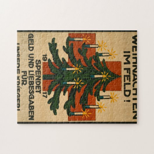 Weihnachten Im Feld Legpuzzel (Horizontaal)