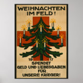 Weihnachten Im Feld Poster (Voorkant)