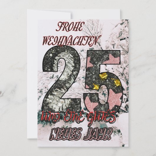 WEIHNACHTEN KAART (Voorkant)