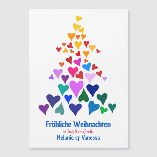 Weihnachten Minimal Magnetisch Pride (Voorkant)