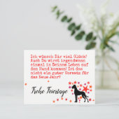 Weihnachten mit Neujahrsvorsatz Briefkaart (Staand voorkant)