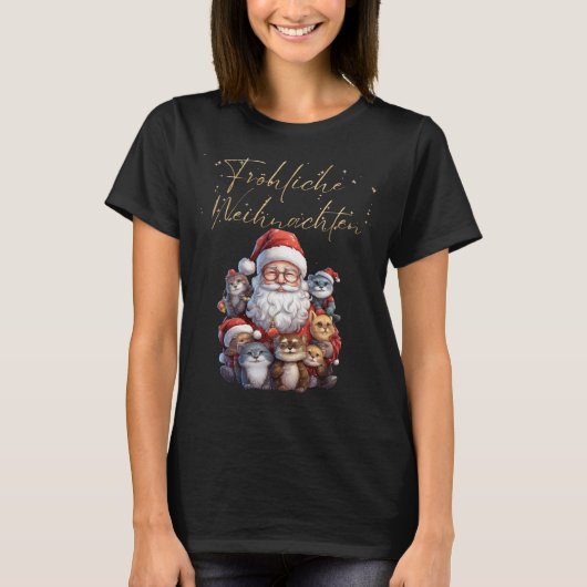 Weihnachten mit unseren Liebsten T-shirt (Voorkant)