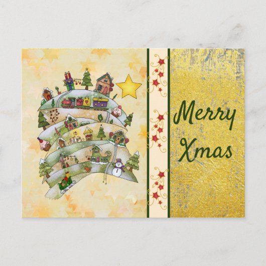 Weihnachtensdorf Briefkaart (Voorkant)