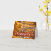 Weihnachtliches Dankeschön für Deine Lieben Kaart (Gele Bloem)