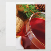 Weihnachtliches Motiv Briefpapier (Voorkant / Achterkant)