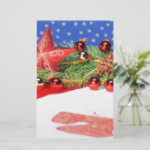 Weihnachtliches Motiv Briefpapier (Staand voorkant)