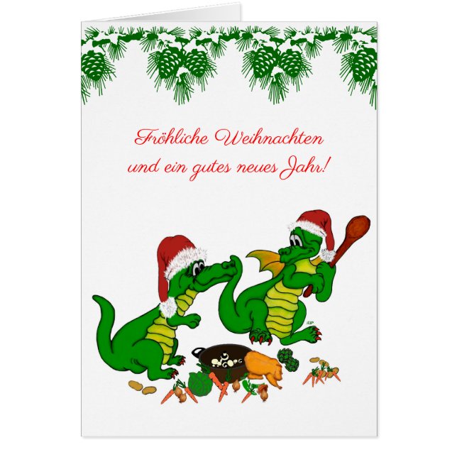 Weihnachts Drachen , auf Deutsch (Voorkant)