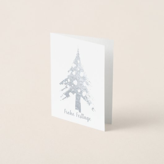 Weihnachtsbaum Karten Folie Kaarten (Voorkant)