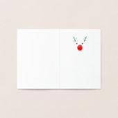 Weihnachtsbaum Karten Folie Kaarten (Binnen)