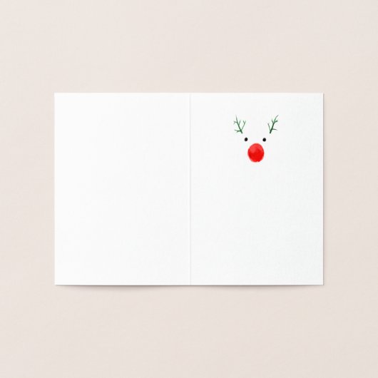 Weihnachtsbaum Karten Folie Kaarten (Binnen)