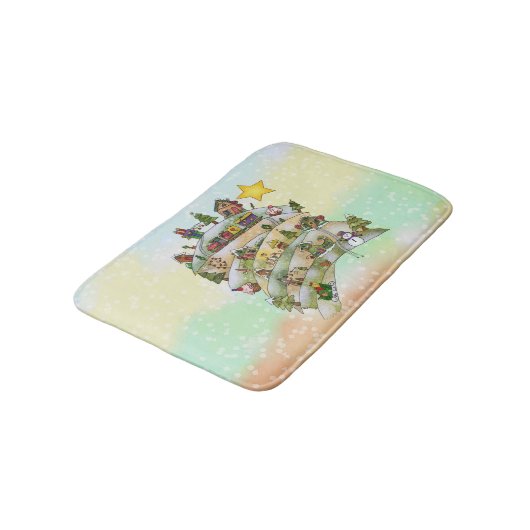 Weihnachtsdorf   badmat (Gekanteld)