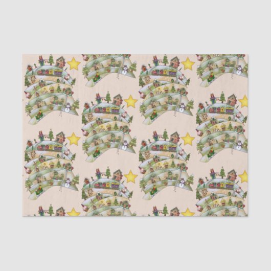 Weihnachtsdorf  tissuepapier (Voorkant)