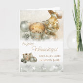 Weihnachtselch Feestdagen Kaart (Voorkant)