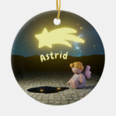 Weihnachtsengel Keramisch Ornament (Voorkant)