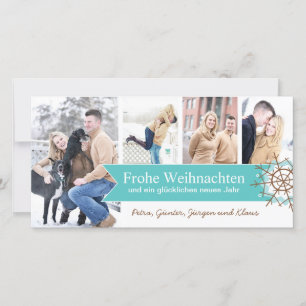 Weihnachtsfoto-Karten Feestdagenkaart