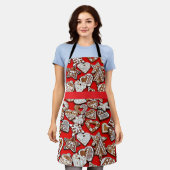 Weihnachtsgebäck Schort (Gedragen)