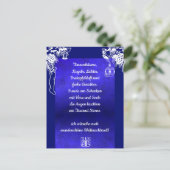 Weihnachtsgedicht Deutsch, voeg Jouw tekst toe Briefkaart (Staand voorkant)