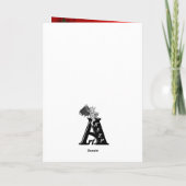 Weihnachtsgedicht Deutsch, voeg Jouw tekst toe Kaart (Achterkant)