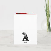 Weihnachtsgedicht Deutsch, voeg Jouw tekst toe Kaart (Achterkant)