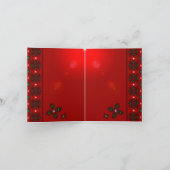 Weihnachtsgedicht Deutsch, voeg Jouw tekst toe Kaart (Binnen)