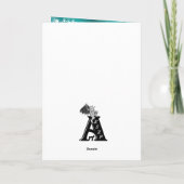 Weihnachtsgedicht Deutsch, voeg Jouw tekst toe Notitiekaartje (Achterkant)