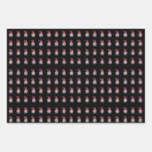 Weihnachtsgeister Geschenkpapier Set Inpakpapier Vel (Voorkant 3)