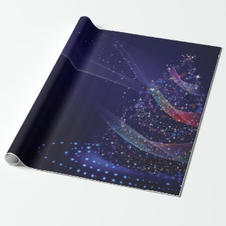Weihnachtsgeschenkpapier in Blau Cadeaupapier
