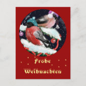 Weihnachtsgruss , Dompfaff Briefkaart (Voorkant)