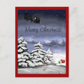 Weihnachtsgruss, Geschenk für den Fuchs Feestdagenkaart (Voorkant)