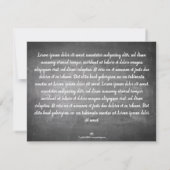 Weihnachtsgrüße auf der Kreidetafel (Achterkant)