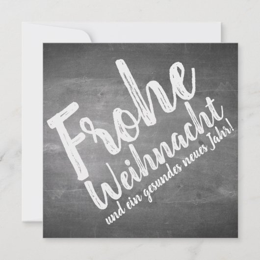 Weihnachtsgrüße auf der Kreidetafel (Voorkant)