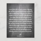 Weihnachtsgrüße auf der Kreidetafel (Achterkant)