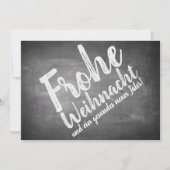Weihnachtsgrüße auf der Kreidetafel (Voorkant)