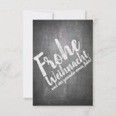 Weihnachtsgrüße auf der Kreidetafel (Voorkant)