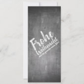 Weihnachtsgrüße auf der Kreidetafel (Voorkant)