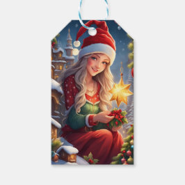 Weihnachtsgrüße Cadeaulabel