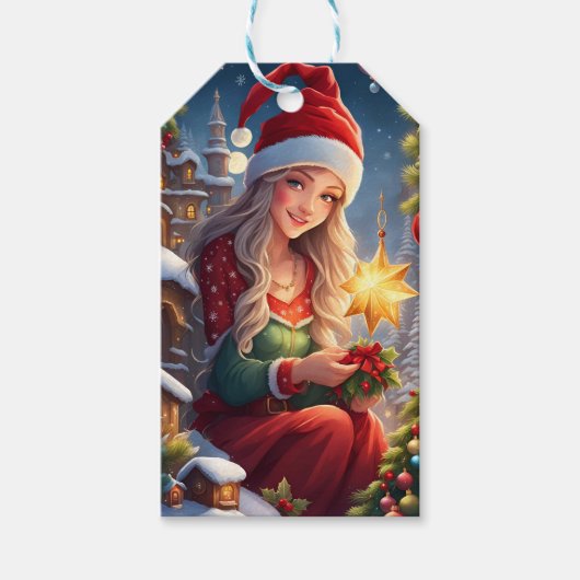 Weihnachtsgrüße Cadeaulabel (Voorkant)