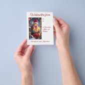 Weihnachtsgrüße Flyer (Hand)