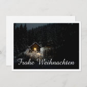 Weihnachtsgrüße mit Hexenhaus (Voorkant / Achterkant)