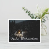 Weihnachtsgrüße mit Hexenhaus (Staand voorkant)