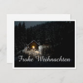 Weihnachtsgrüße mit Hexenhaus (Voorkant / Achterkant)